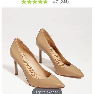 Soft Tan Leather Sam Edelman Hazel Pumps